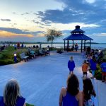Sunset Lake gazebo music 2020 scaled