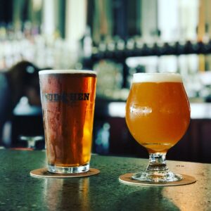 beers on counter at local Wildwood Bar in Wildwood NJ